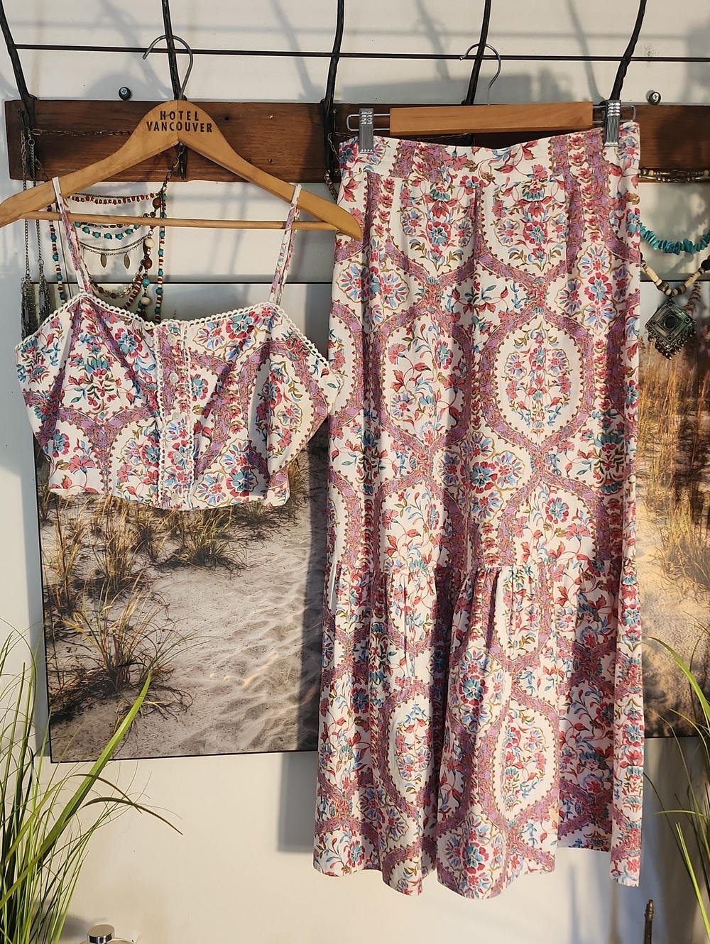 dRA Cotton Flax Floral Set.